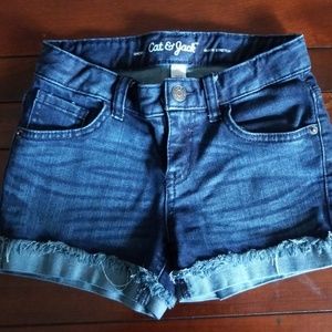Girls jean shorts size 7/8 M